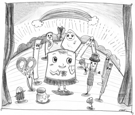 《我們的童話》內頁插圖 - 妳是最棒的  / 宇宙光